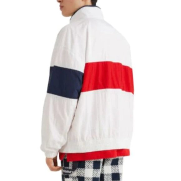 Tommy Hilfiger Archive 90s-inspired classic colour-blocked Jacket Size Large - Picture 13 of 13